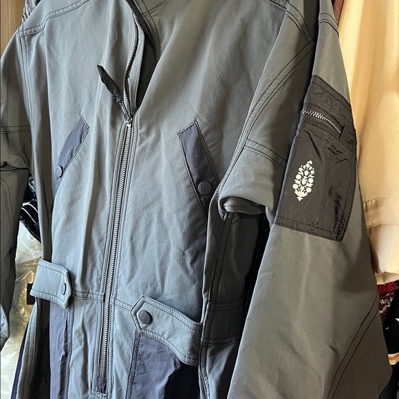 Free People Movement Mountain Blazing Coveralls New XS gray - Picture 5 of 7